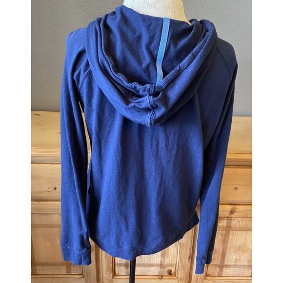 Tampa Bay Rays Jacket Women’s Size Medium Hooded Nike Swoosh Baseball Navy Blue - Picture 6 of 10